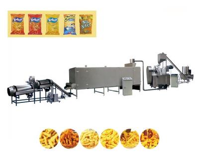 China Hotels Kurkure Full Automatic Cheetos Niknak Making Machine for sale