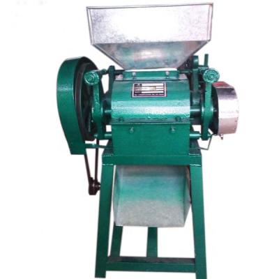 China Small Hotels Grains Flattening Pressing Machinery / Roller Oatmeal Wheat Flakes Cornflakes Flattening Making Machine for sale