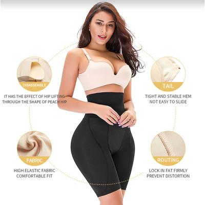 China 2022 New High Waist Antibacterial Women's Workout Shaper Padded Panties Butt Lifter Women Body Shaper With Hip Pads Butt Lifter for sale