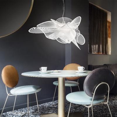 China Nordic Modern Special Shaped Art Acrylic Chandeliers Ceiling Luxury Modern Design Dining Room Pendant Light for sale