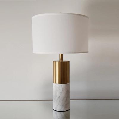 China Modern Nordic modern style marble table lamp for hotel office living room bedroom lamp luxury decorative desk for sale