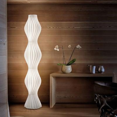 China Modern Nordic Minimalist Pleated Fashion Studio Living Room Dining Bedroom Italy LED Luxury Decorative Light Floor Lamp for sale