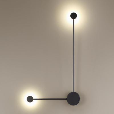 China Indoor Zhongshan Modern Style Metal Wall Light Nordic Minimalist Modern Light For Bedroom,Luxury Living Room LED Wall Lamp for sale