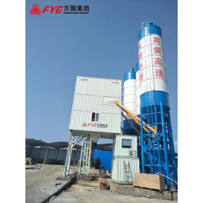 China HZS120D construction equipment concrete mixing plant specification for sale