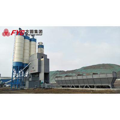 Κίνα HZS120D Cement Concrete Mixing Plant station stationary type προς πώληση