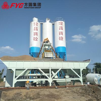 China Chinese Supplier Cement Concrete Mixing Plant Fast Assembling Stationary Concrete Batching Mixer for sale