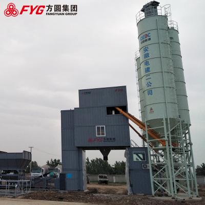 China NEW HZS120D mini Modular Concrete Mixing Plant Mobile batching for sale en venta