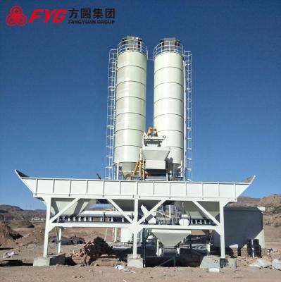 China Mobile Concrete stationary beton mixing  batching plant HZS50 for sale