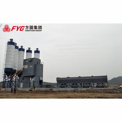 Cina Hot Saling Hzs180 Macon Wet Ready Mixed Portable Concrete Batching Plant in vendita