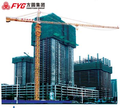 China QTZ125 TC6015A 10t Erecting Tower Crane 10 ton cranes high quality for sale