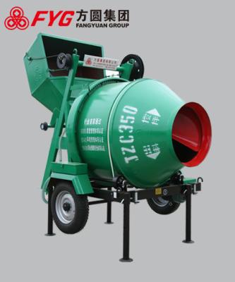 China 1250mm machine Industrial Concrete Mixer with lift price JZC350 for sale en venta