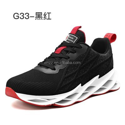 China Breathable Knife Blade Flight Knitting New Trend Top Fashion Sports Running Shoes for sale