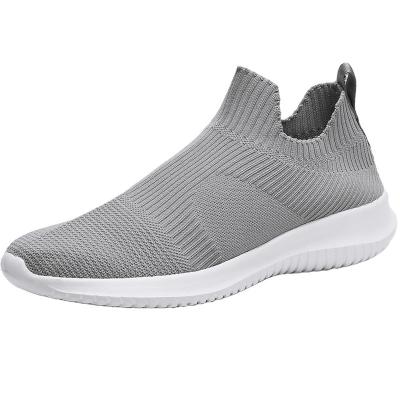 China Factory Outlet Breathable Large Size Fly Knit Top Mens Casual Sports Running Shoes for sale