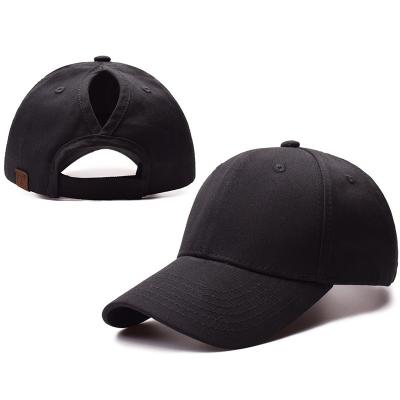 China Women COMMON Ponytail Outdoor Breathable High Quality Baseball Cap Plus Size Sun Protection Baseball Hat for sale