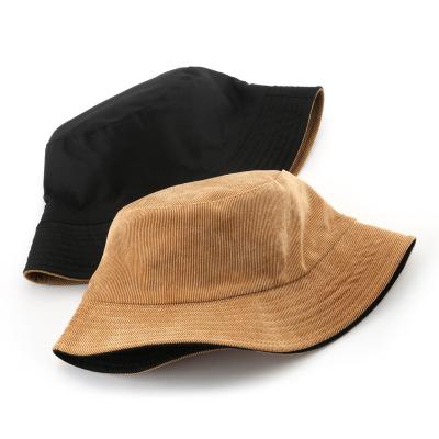 China Daliy fashion corduroy wear new fashion simple trend best quality hot selling custom logo bucket hat for sale