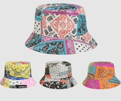 China Daliy Use New Custom Outdoor Sun Visor Multi Color Printed Breathable Bucket Hat For Men And Women for sale