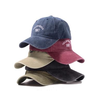 China Dad Hats Embroidery Simple High Quality Distressed Baseball Caps From China Wholesale COMMON for sale