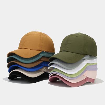 China New Style COMMON Print Quick-drying Logo Running Hat Outdoor Unisex Breathable Adjustable Sports Baseball Caps for sale