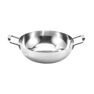 China Sustainable high quality stainless steel Hong Kong style hotpot pot for sale