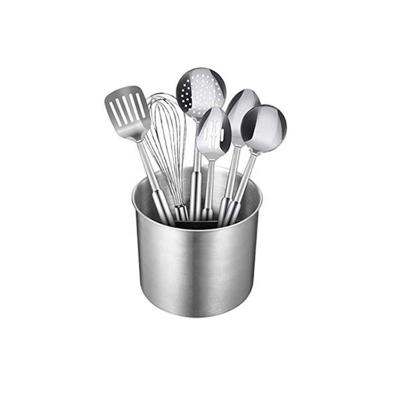 China High Quality Sustainable Stainless Steel Kitchen Utensil Rack Cutlery Rack Utensil Holder for sale