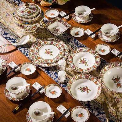 China Viable Hot Selling 72pcs Fine Bone China Bone China Dinner Set Fine China Dinnerware Set for sale