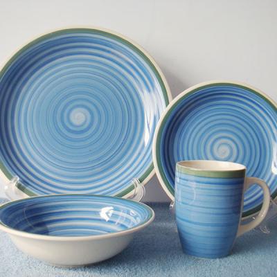 China Sustainable Colorful Handmade Ceramic Wedding Dinnerware Sets With Ceramic Bowls And Dishes Mug for sale