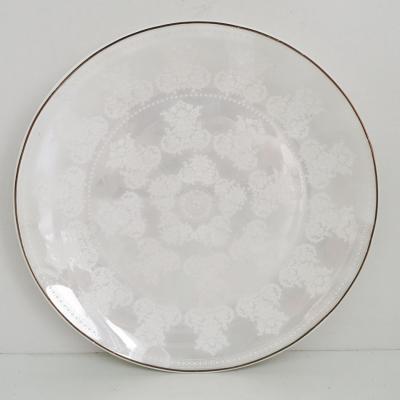 China New Design 10.5 Product 2020 Hot Sales Viable Ceramic Fine Bone China Dinner Plate European Market » for sale