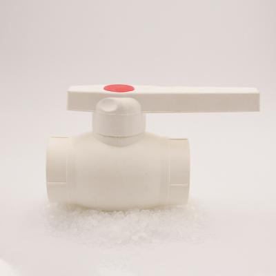 China Wholesale General 40mm Plastic PPR Ball Valve With Brass Core for sale