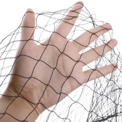 China Black HDPE Bird Mesh Net Orchard Anti Hail Net 40g 13mm Plant Protection Pond Net for sale