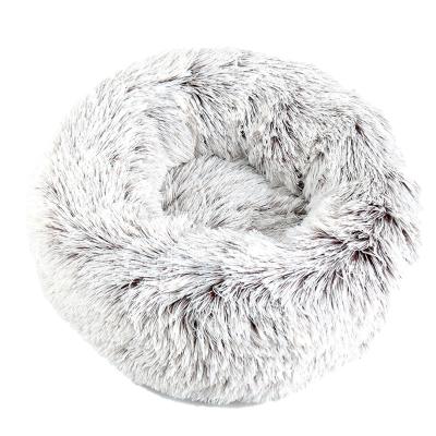 China Travel Amazon Sale 60cm Warm Soft Wash Faux Fur Dog Mechanical Bed With Cheap Price for sale