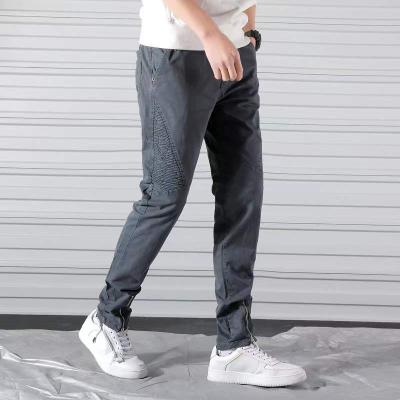 China Hip Hop High Fashion Solid Color Anti-wrinkle Stretch Spring And Autumn Pant Men' S Casual Wear Pants for sale