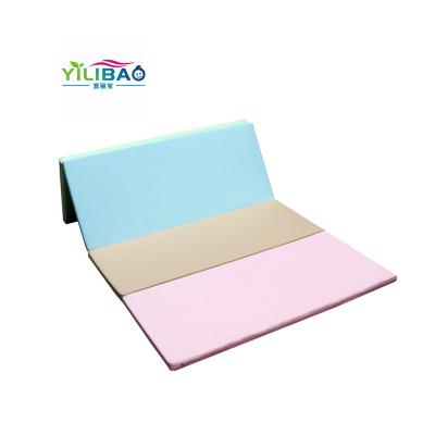 China Eco-friendly activity gym babies play mat for pu folding mat xpe epe foam crawling mat for sale