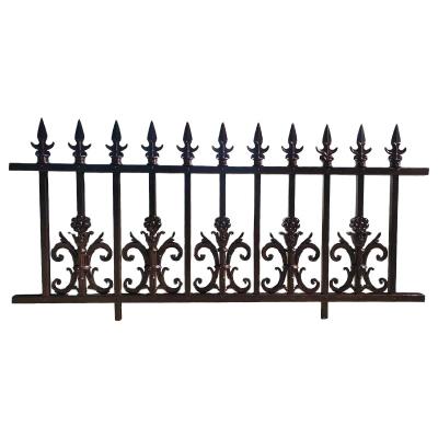 China No Fading Hot Selling Horizontal Aluminum Casting Fence Parts For Decorative Garden for sale