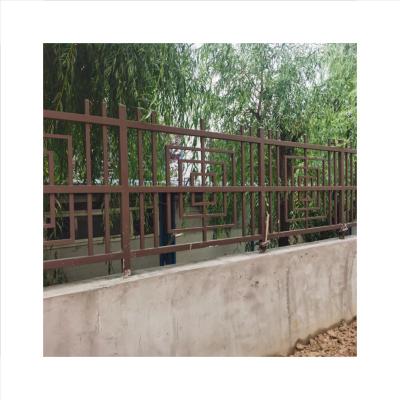 China No Fading Black Welding Sharp Wrought Iron Stainless Steel Balcony Fences New Style for sale