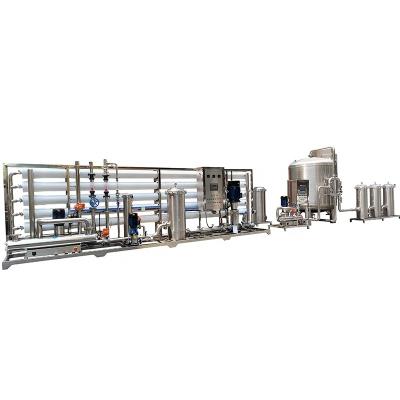 China Factory Made PLC Reverse Osmosis Water Treatment Plants Commercial RO Water Filtration System Pure Water 30000Liter/Hour for sale