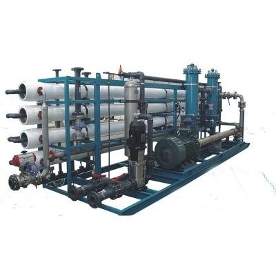 China Drinking water low energy consumption purify to large freshwater desalination machine low cost seawater desalination plant with energy recovery for sale