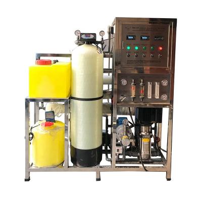 China Advertising Company 5000LPD 250LPH Borehole Sea Water Reverse Osmosis System Purifier Saltwater Desalination Underground Treatment Plant for sale