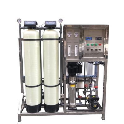 China Hotels 500 Liters Per Hour Deep Well Water Desalination Plants Small Reverse Osmosis Water Purification Machine For Brackish Salt Water for sale