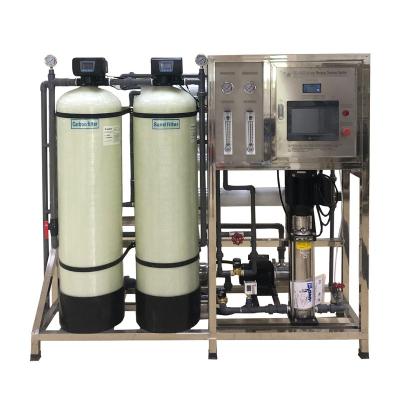 China Hotels PLC Editable Control Brackish Water RO System Plant Brackish Saltwater Treatment Machine Desalinated In Drinking For High-salt Areas for sale