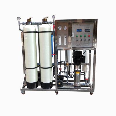 China Hotels 500 liters per hour 132 gallons RO water filter pure water filtration machine for wine making reverse osmosis desalination plant for sale