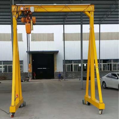 China Gantry Crane Wide application, reasonable price, small mobile electric or manual gantry crane with free height adjustment for sale