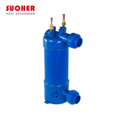 China Titanium tube shell heat exchanger for swimming pool for sale