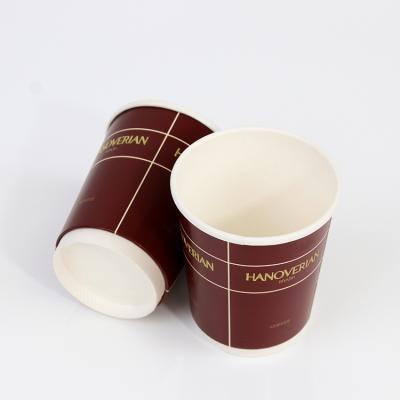 China China Manufacturer Made Coffee Cup Disposable Paper Cup Sleeve Stain UV Coating Packaging Cup for sale