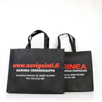 China Recyclable Competitive Price Laminated Nonwoven Grocery Shopping Bags Delivery Bag Nonwoven Bags for sale