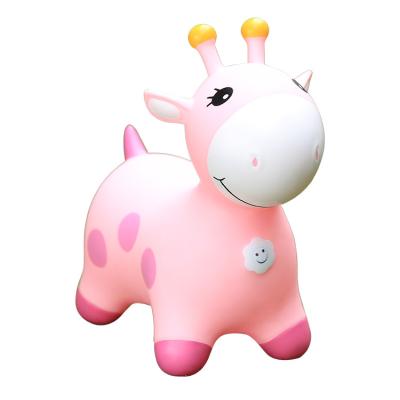 China Inflatable Toy Thickening Children's Toy Jumping Rubber Horse Jumping Deer Horse Sports Inflatable Toy Jumping Deer for sale