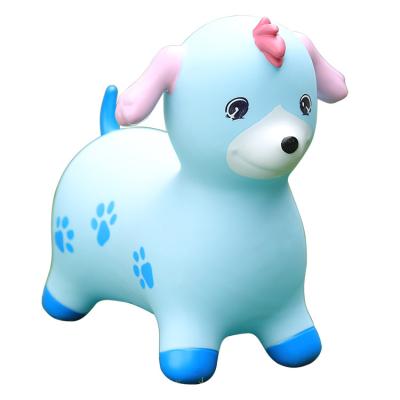 China Toy Good Technology Production PVC Inflatable Jumping Animal Children's Jumping Horse Toy for sale