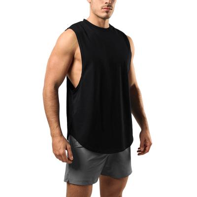 China QUICK DRY Mens Gym Singlet Workout T-Shirt Sleeveless Fitness Men Shaping Tank Tops for sale