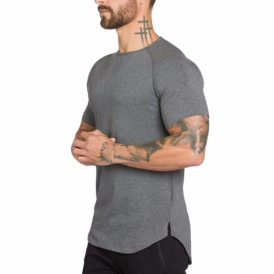 China Wholesale Custom Made Cotton Viable Custom Logo Size Color Cotton Men's Manufacturing Gym T-shirt Comfortable Singlet for sale