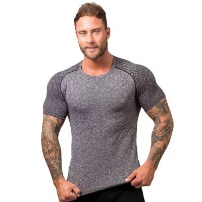 China Wholesale Custom Anti-Wrinkle Men's T-shirt Gym Wear Breathable Quick Dry Clothes For Men's Home Work Sweatshirt for sale