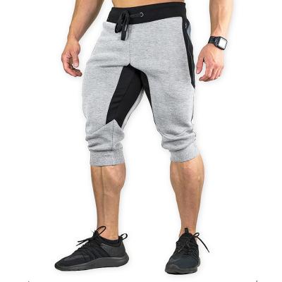 China Anti-Wrinkle Manufacturer Wholesale Men's Workout Bodybuilding Apparel OEM GYM Fitness Sweatpants Joggers Pants 3/4 for sale